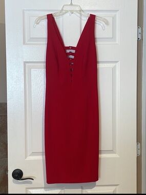 Rex Lester Red Dress women’s Vintage